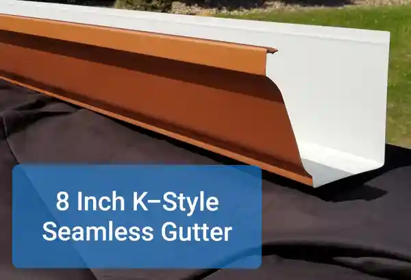 8 Inch K-Style Gutters