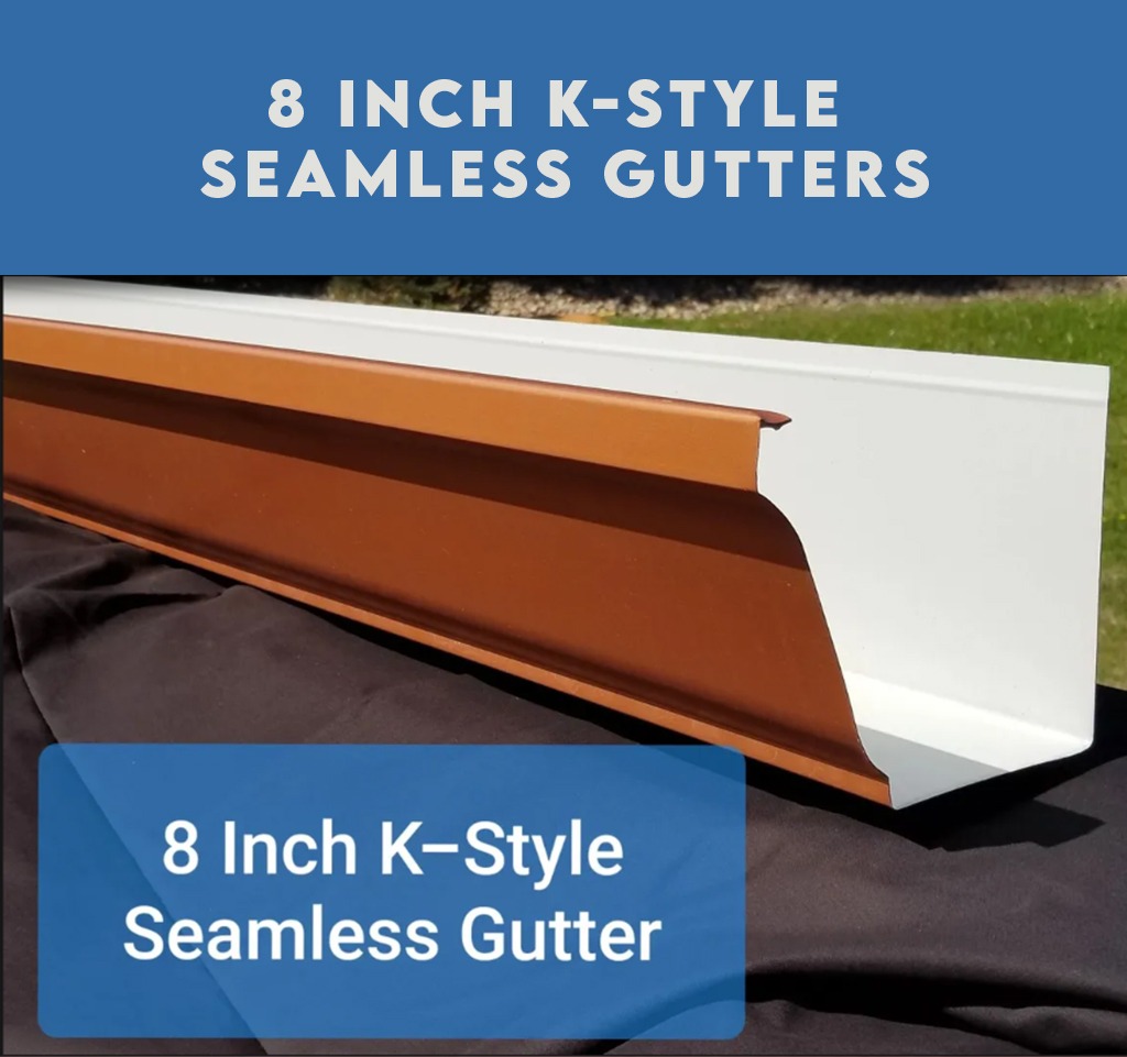 k style seamless gutters