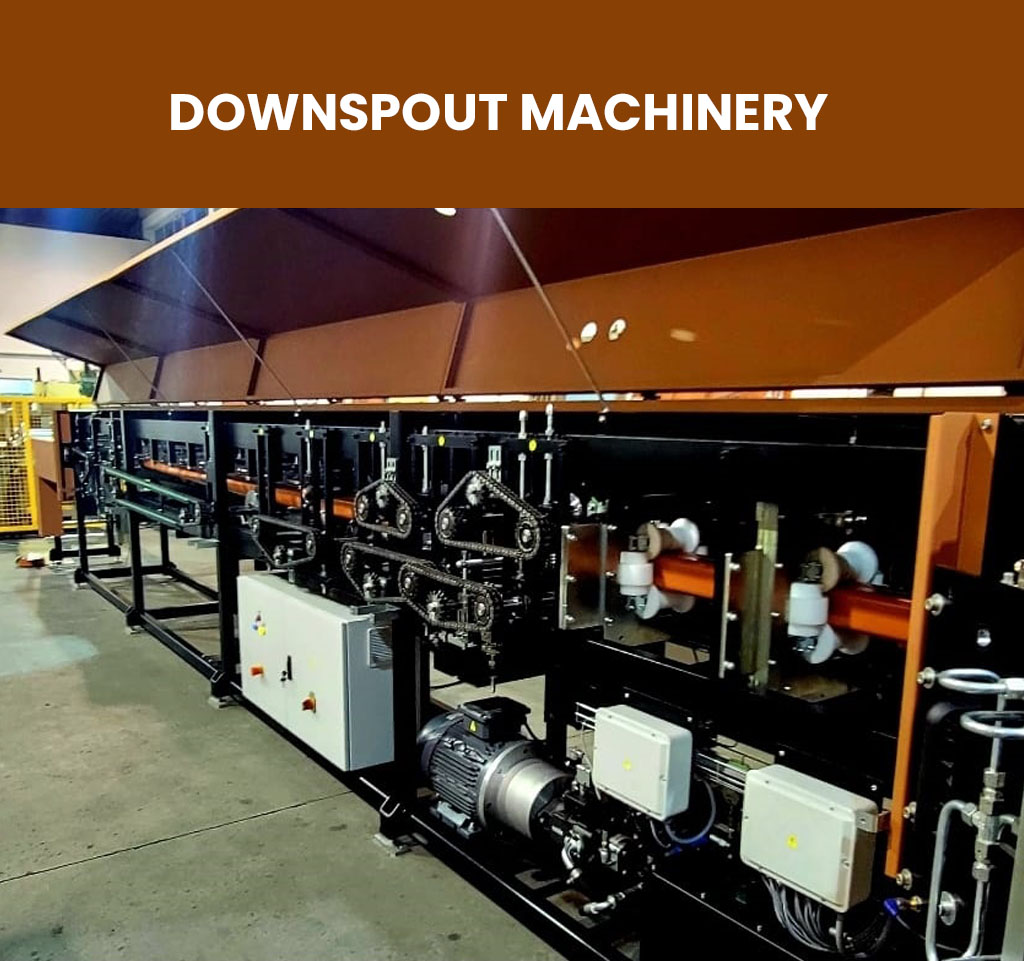 Downspout machinery