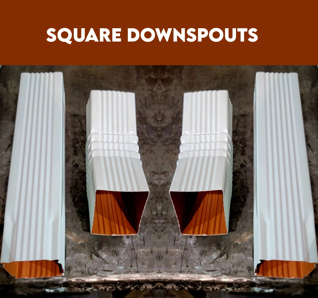 square downspout