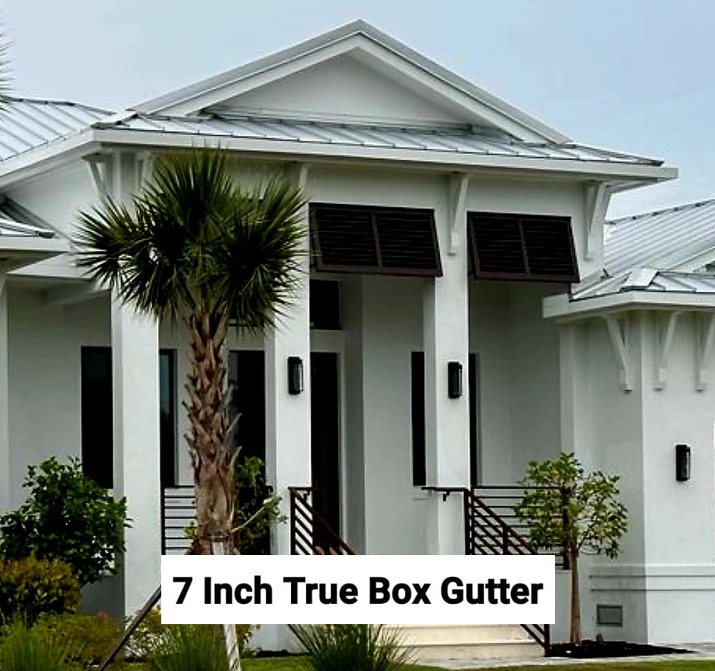 7 Inch True Box Gutters