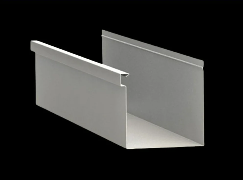 8 Inch Commercial Gutters - Box, Half Round & K-Style