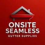 OnSite Seamless gutter machine and gutter supply company logo
